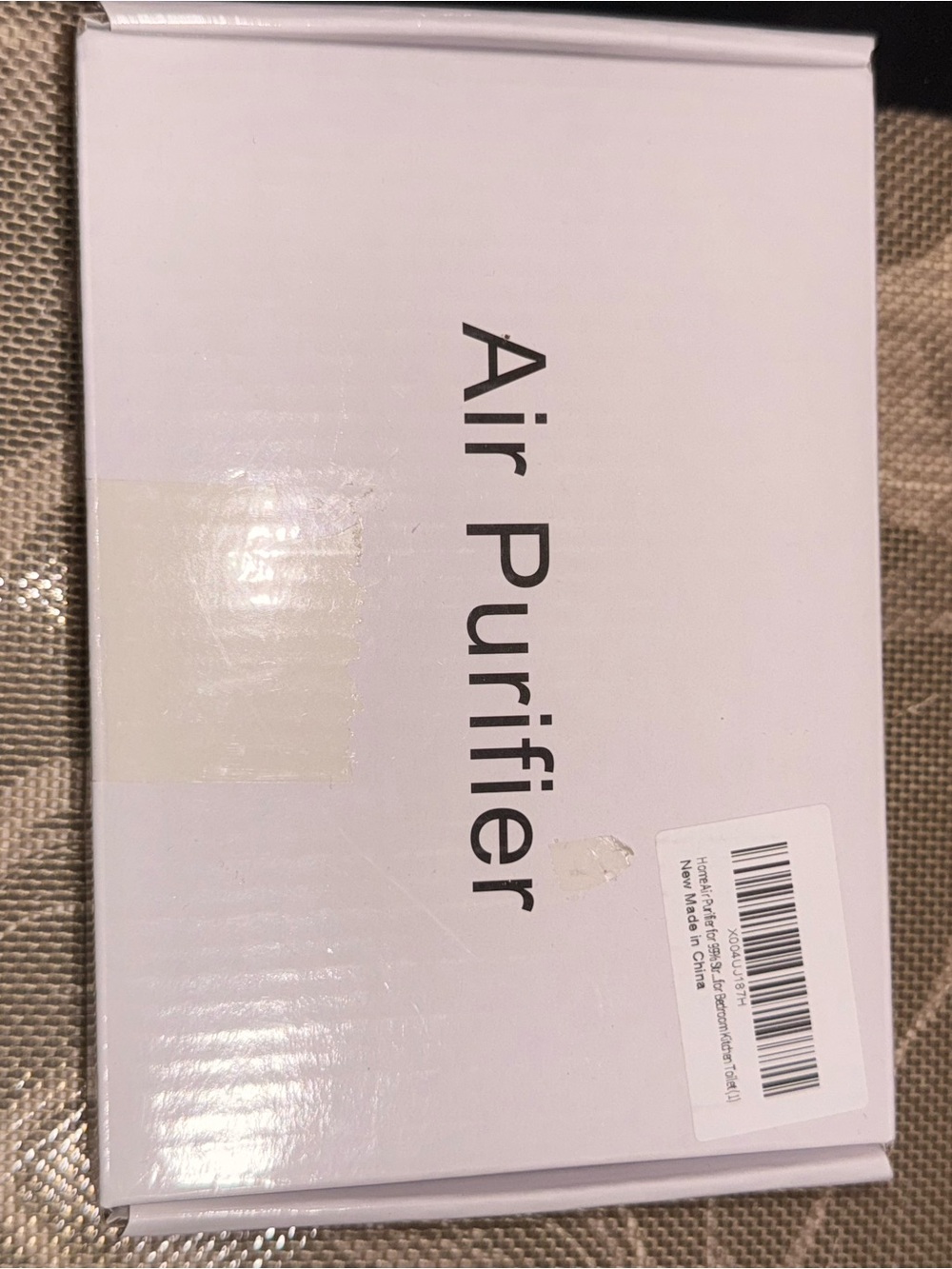 White Air Purifier - Portable Personal Air Cleaner